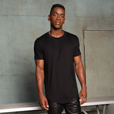 THE SCALLOP TEE (BLACK)