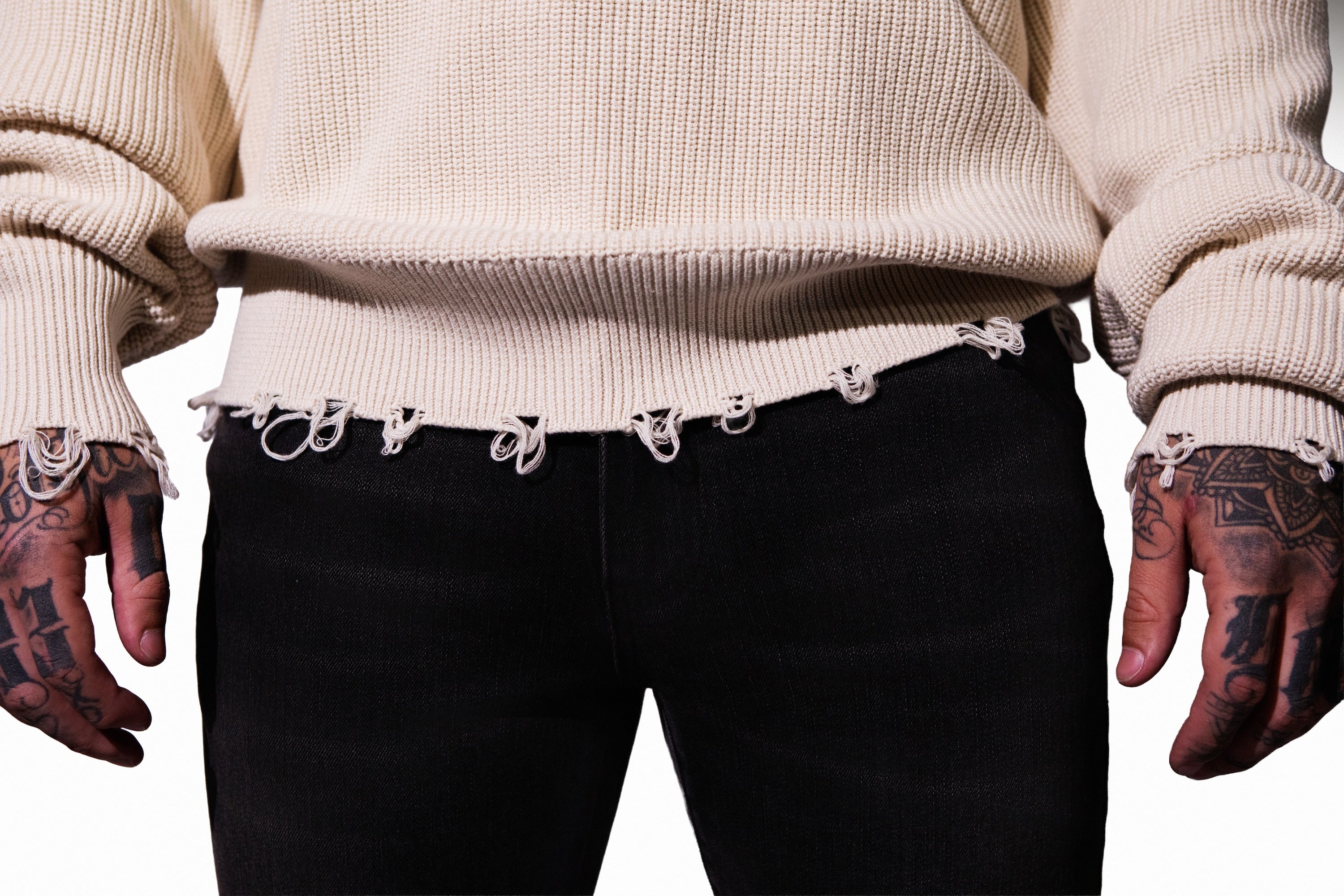 THE BEVERLY CREWNECK (BEIGE)