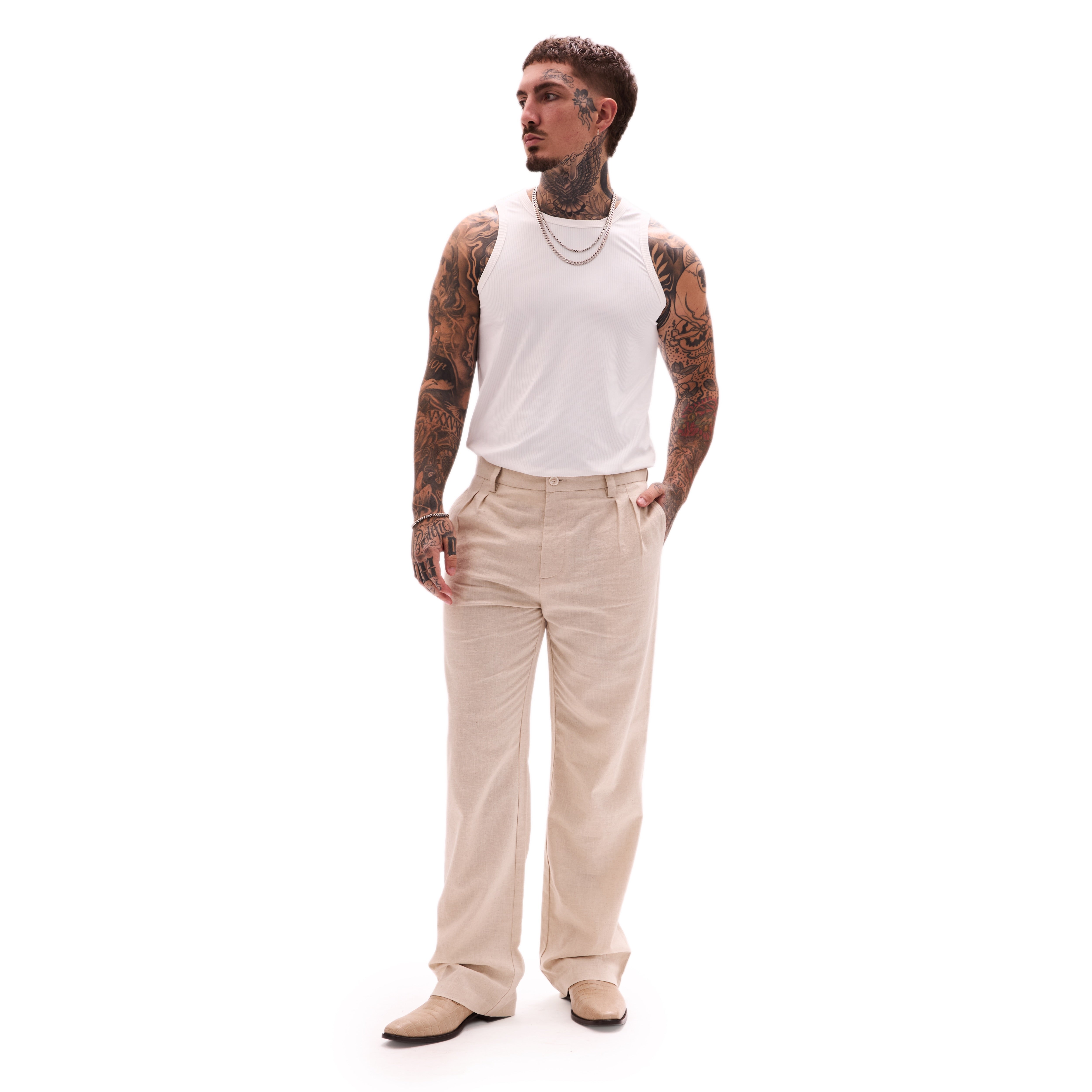 THE CLASSIC LINEN (BEIGE)