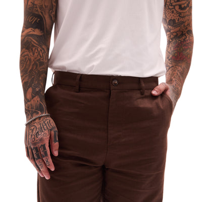 THE CLASSIC LINEN (BROWN)