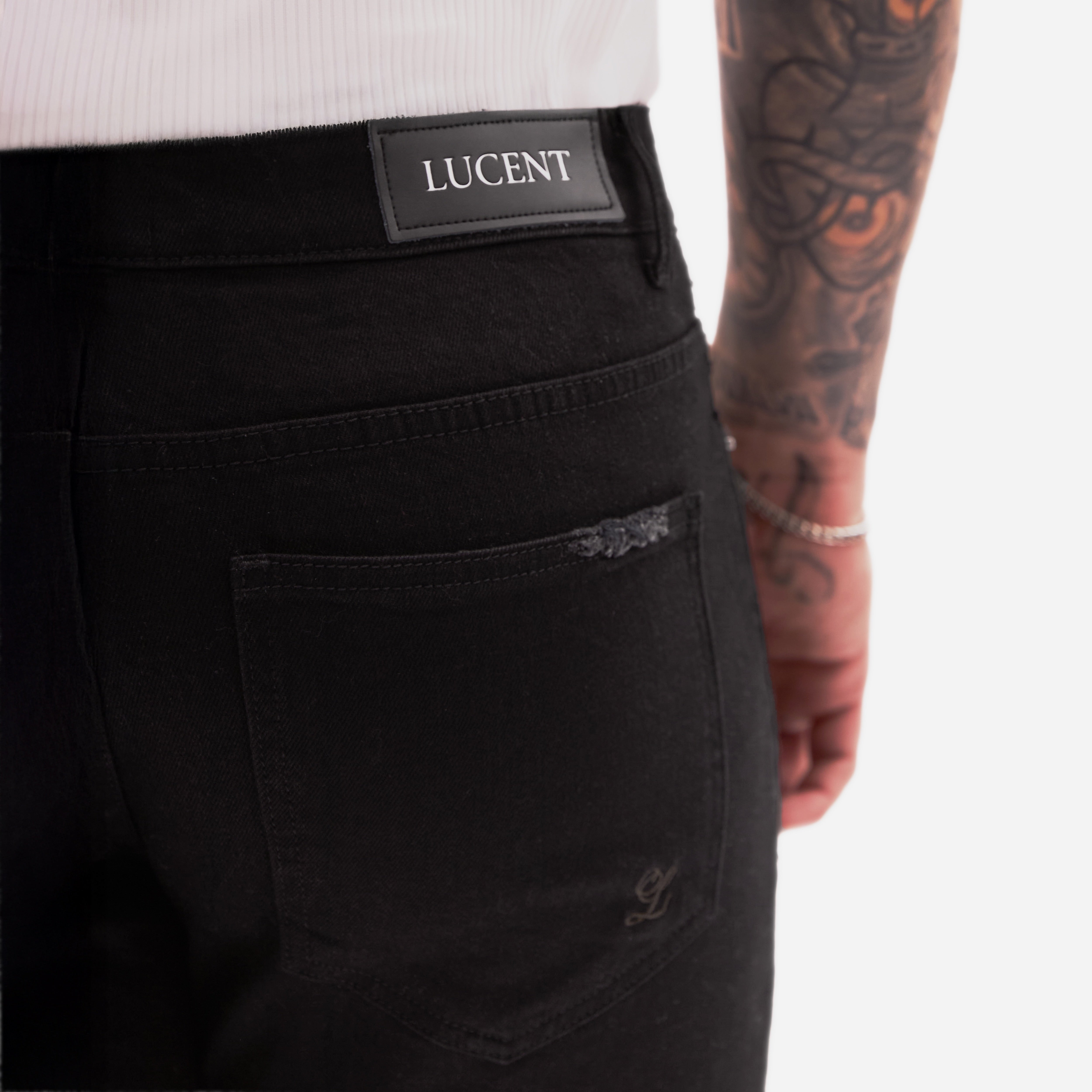 THE OBSIDIAN SLIM DENIM (BLACK)