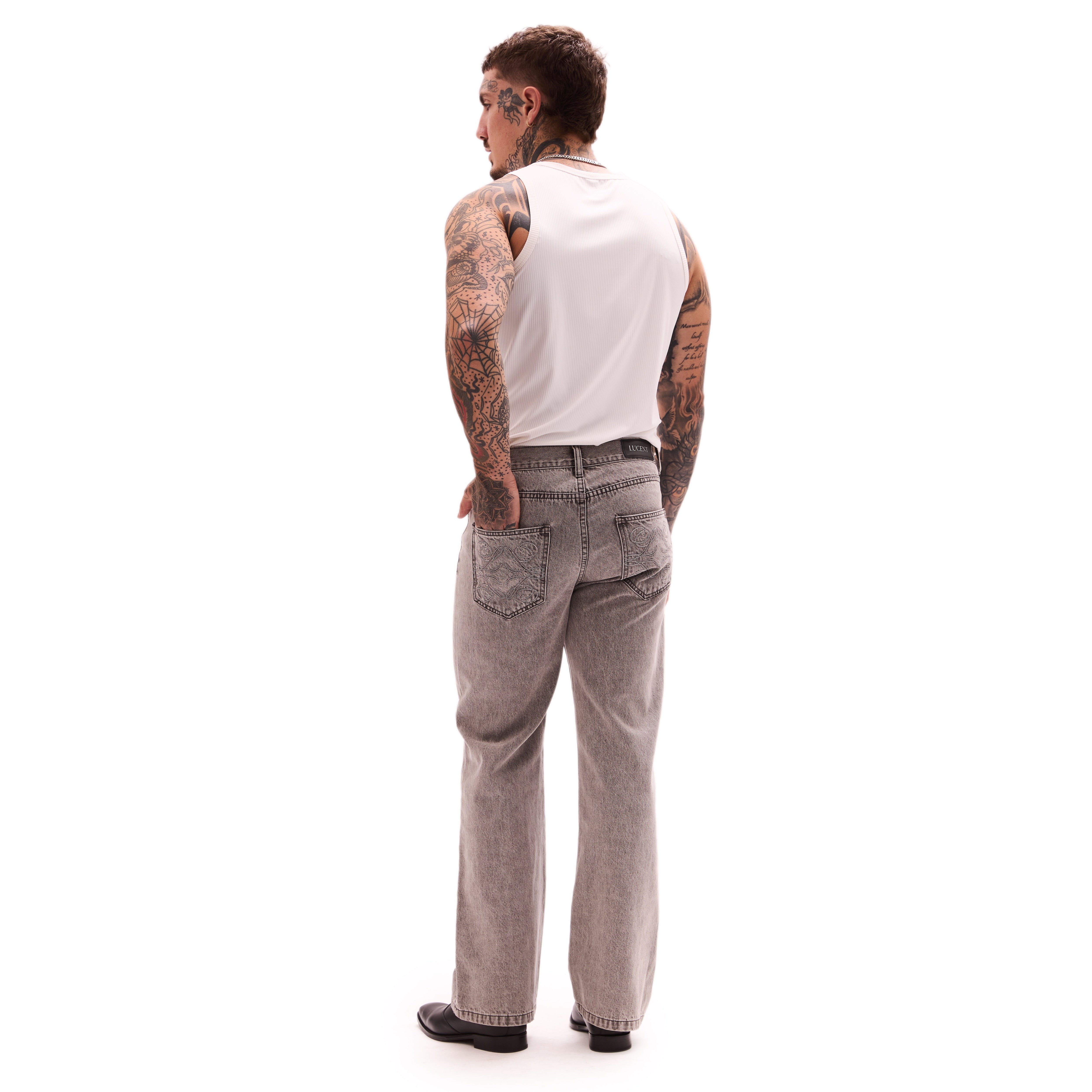 THE ROYCE STRAIGHT DENIM (GREY)