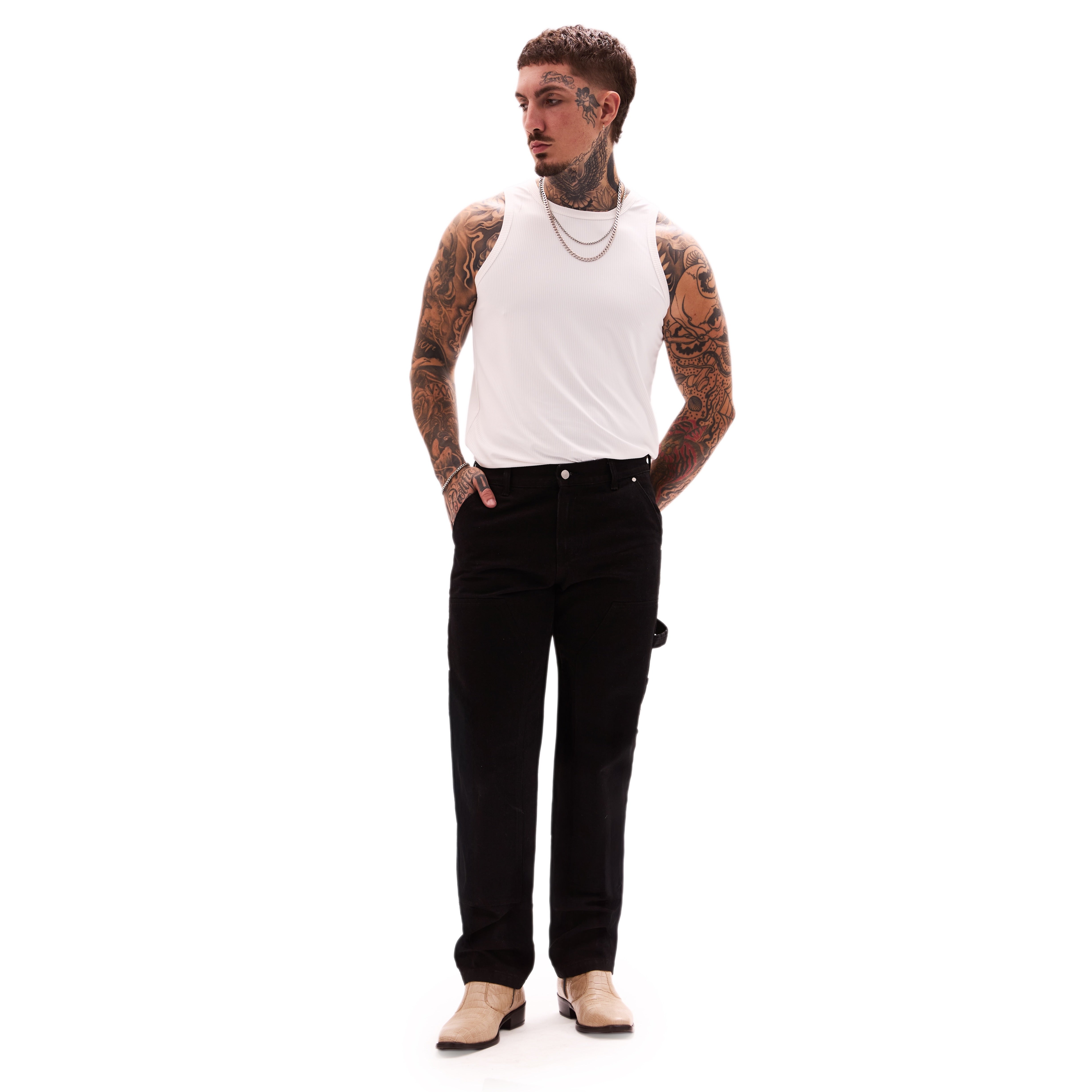 THE VISTA CARPENTER DENIM (BLACK)