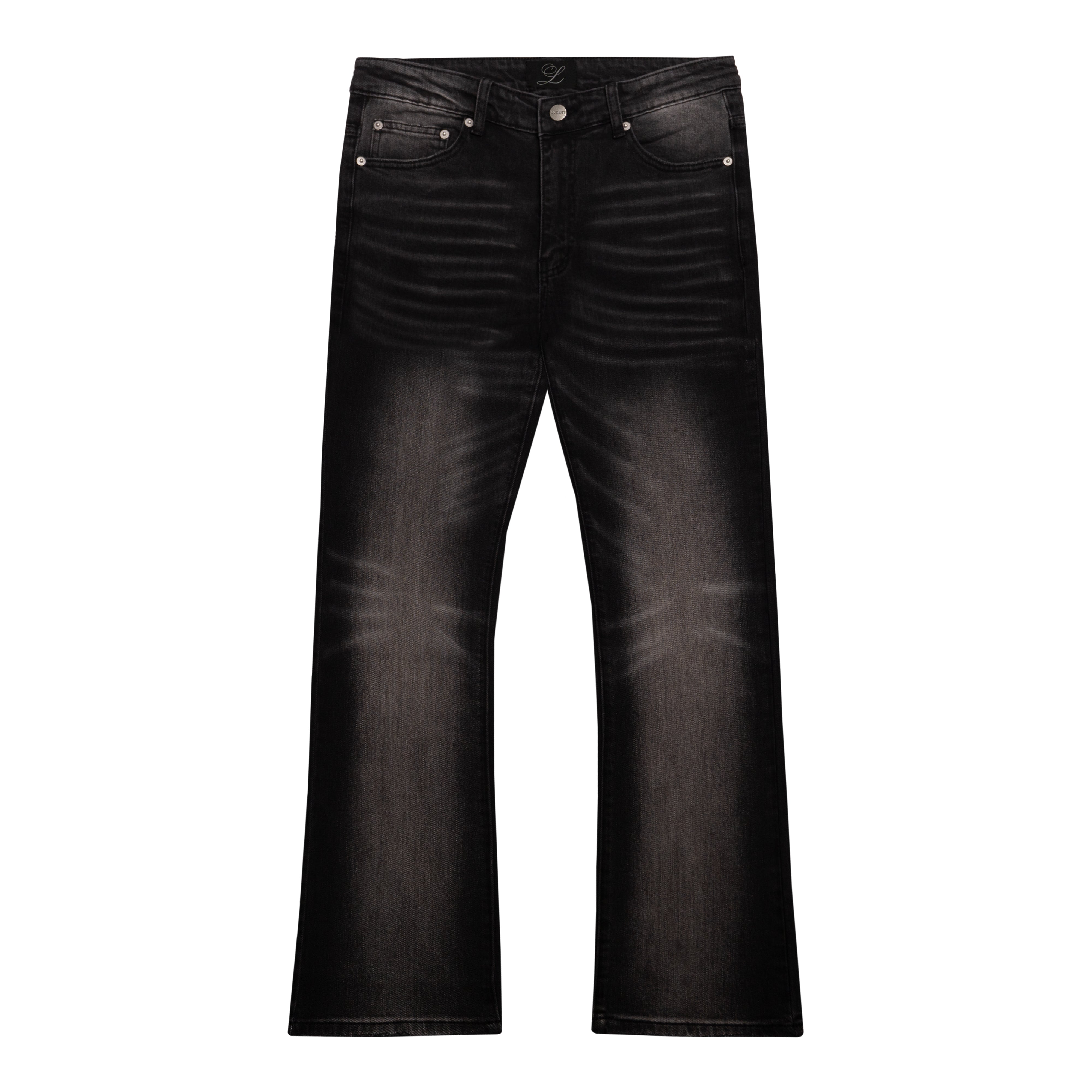 THE CANYON FLARE DENIM (BLACK)
