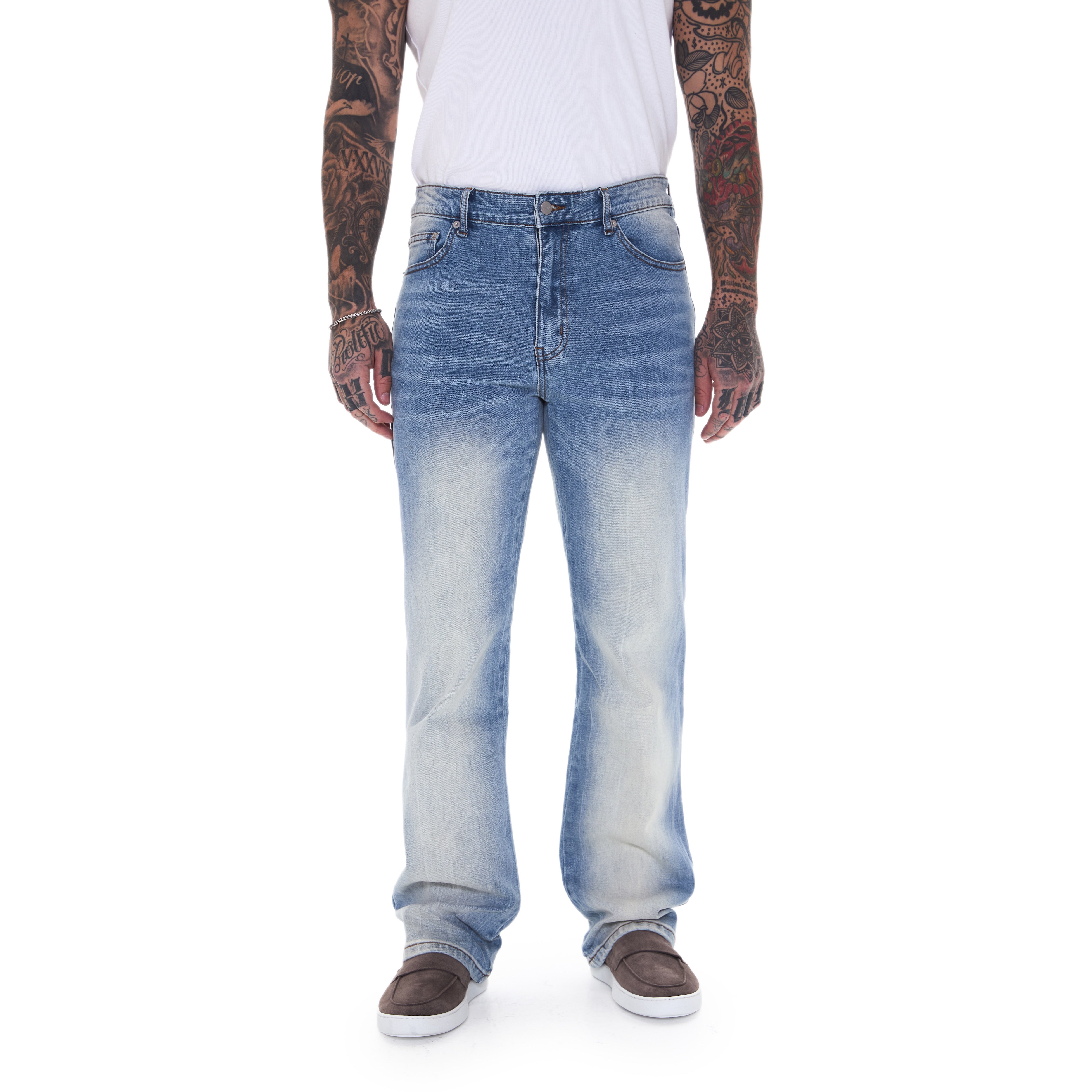 THE CANYON FLARE DENIM (BLUE)