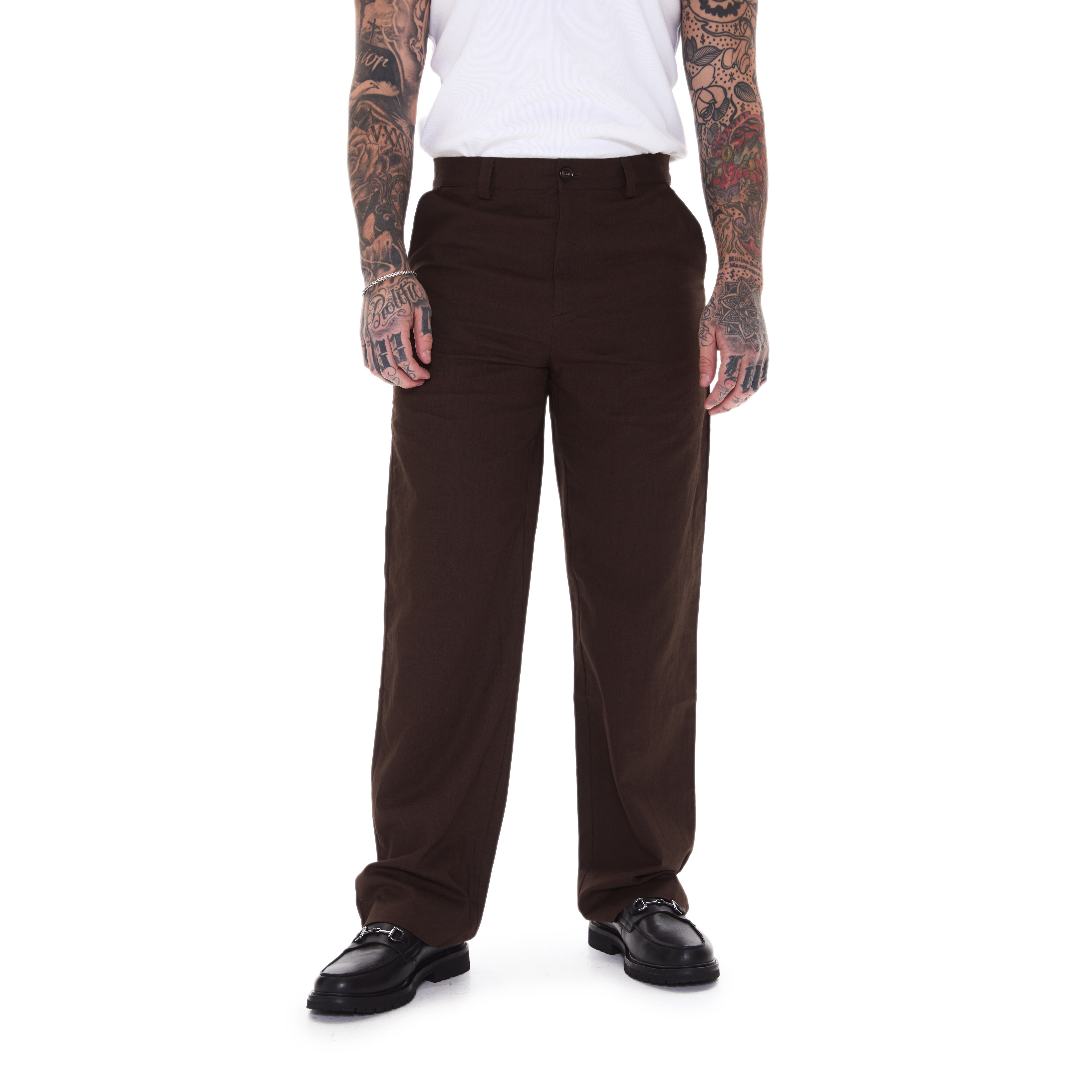THE CLASSIC LINEN (BROWN)