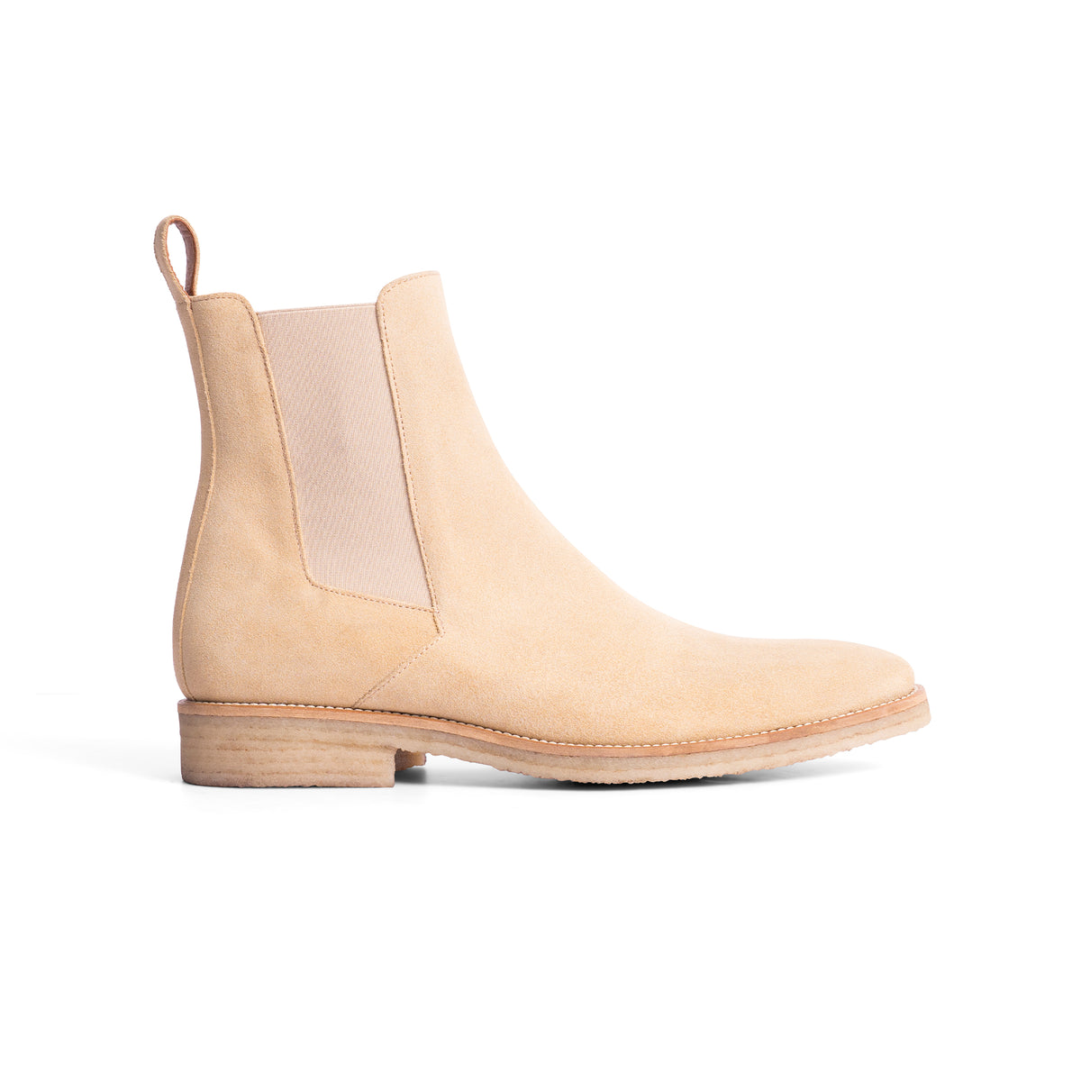 Marco Milan Chelsea leather boots, thick lug sole. Pull tabs, elastic. Sz38 THATCHER | Lug Sole Moto Boots – LINEA Paolo Shoes main image 2