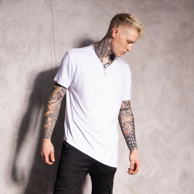 THE DIAGONAL TEE (WHITE)