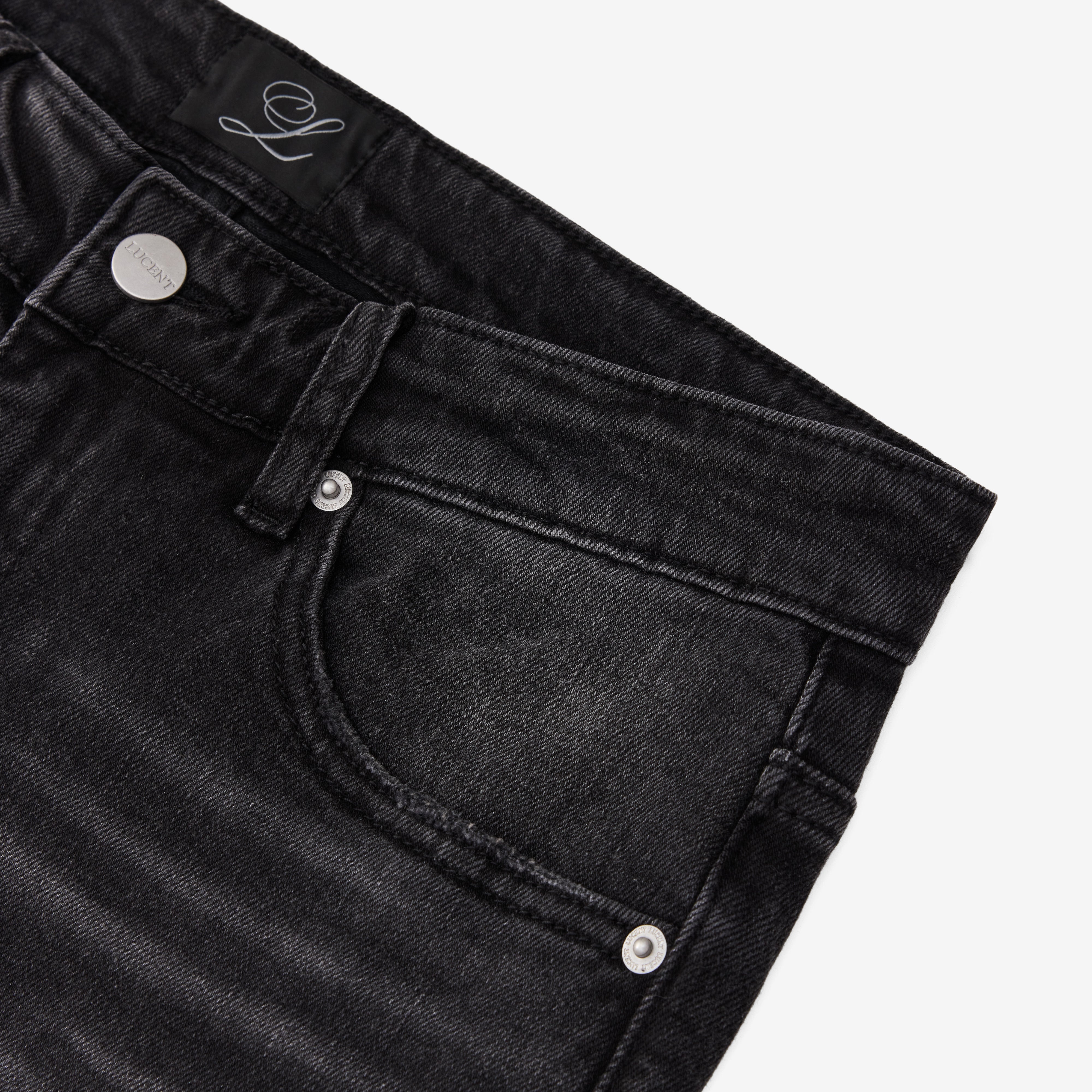 THE CANYON FLARE DENIM (BLACK)
