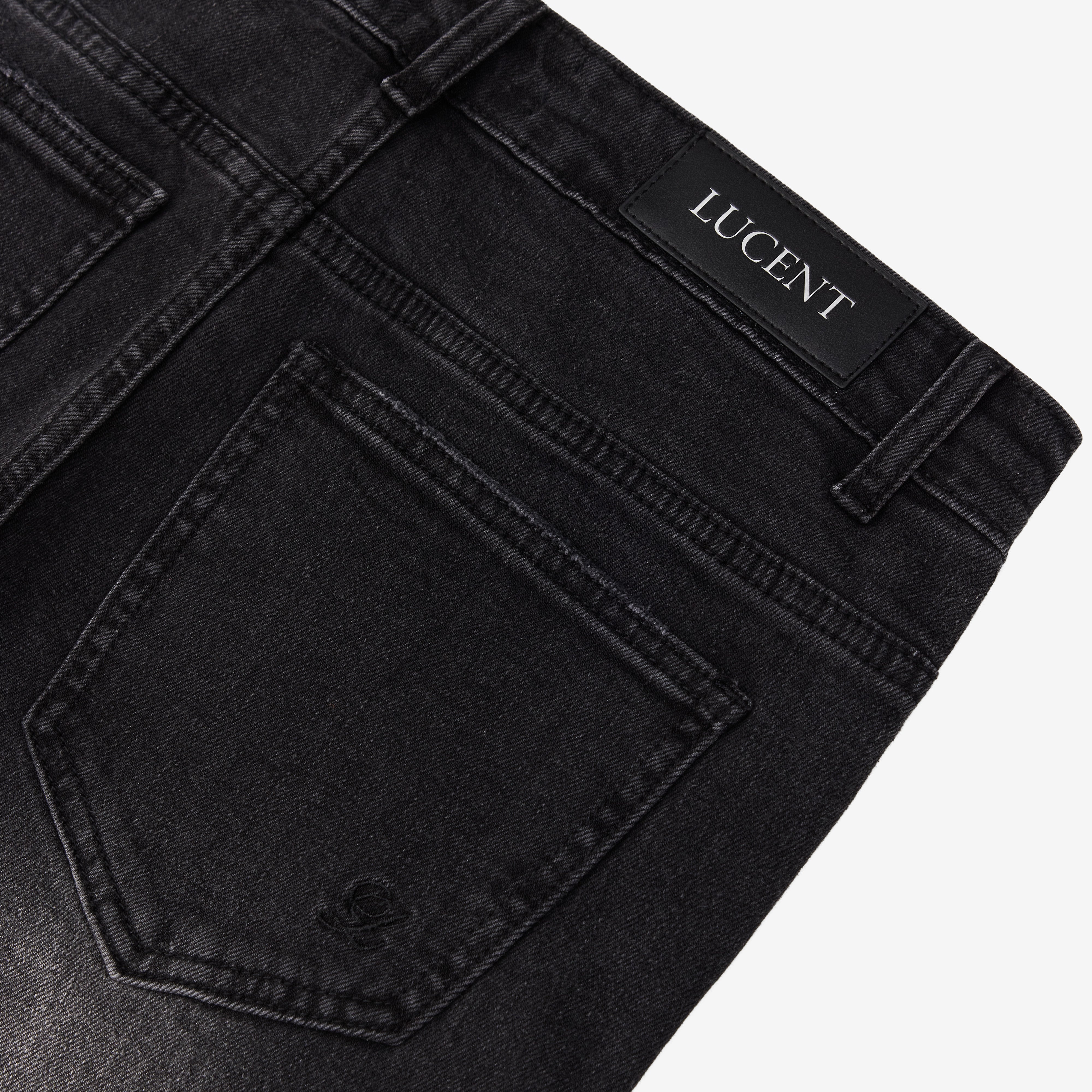 THE CANYON FLARE DENIM (BLACK)