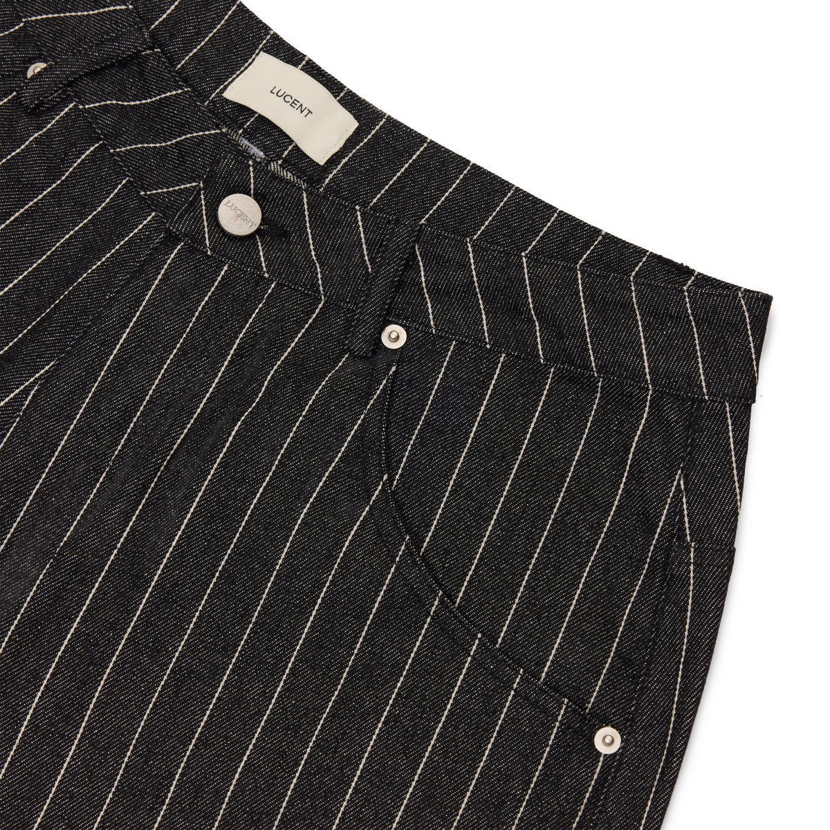 THE PINSTRIPE DENIM