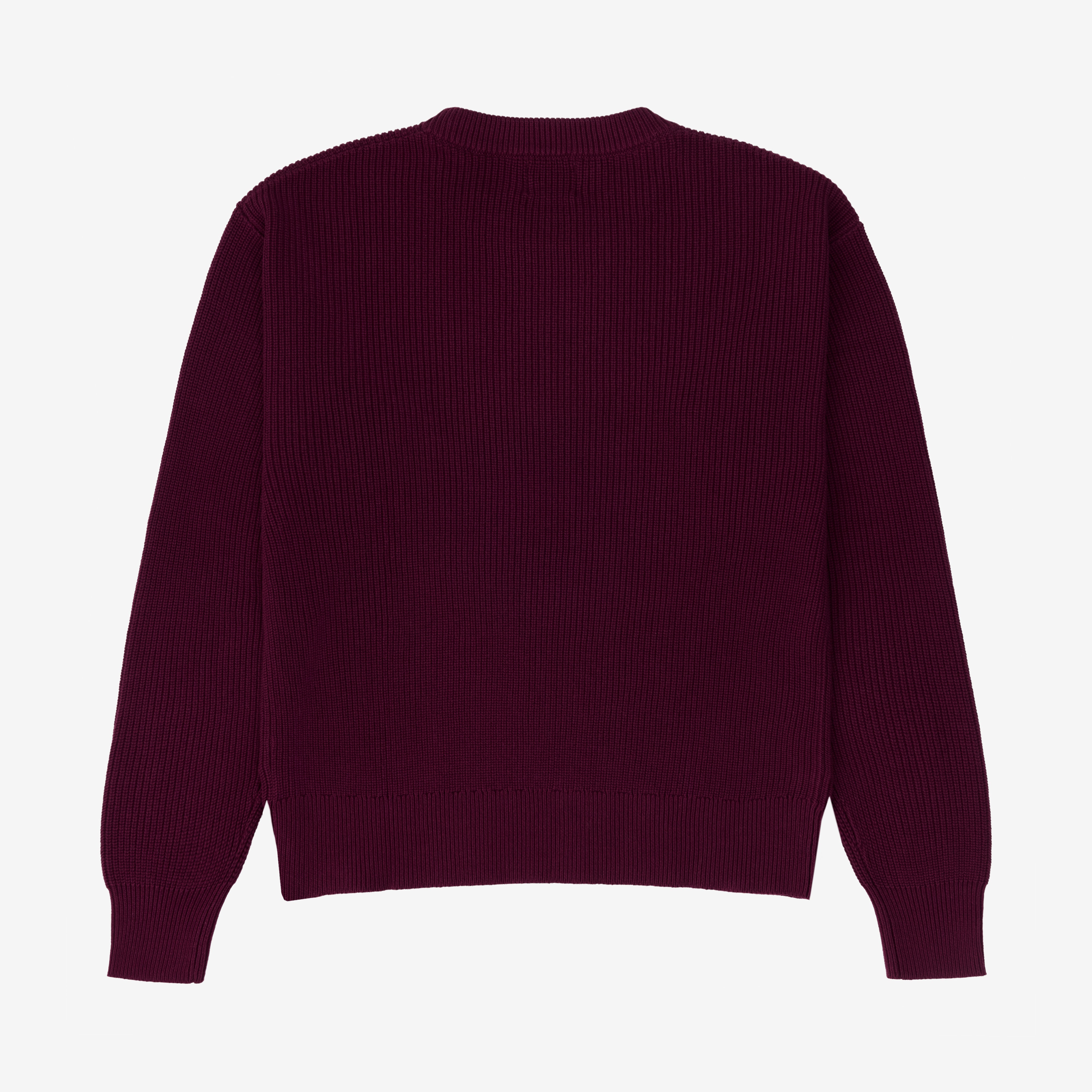 THE BEVERLY CREWNECK (BURGUNDY)