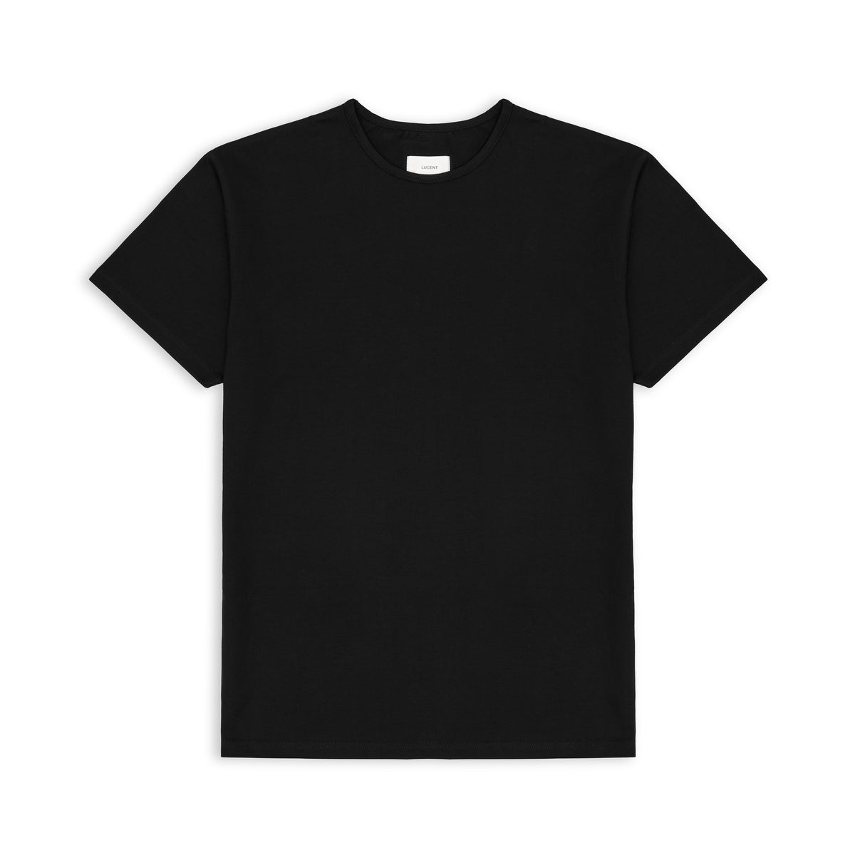 THE BLACK STRAIGHT FIT TEE