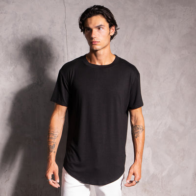 THE SCALLOP TEE (BLACK)