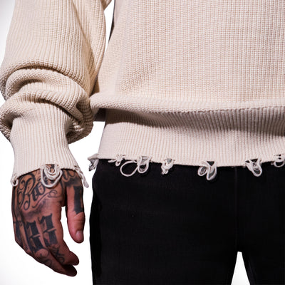 THE BEVERLY CREWNECK (BEIGE)