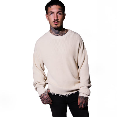 THE BEVERLY CREWNECK (BEIGE)