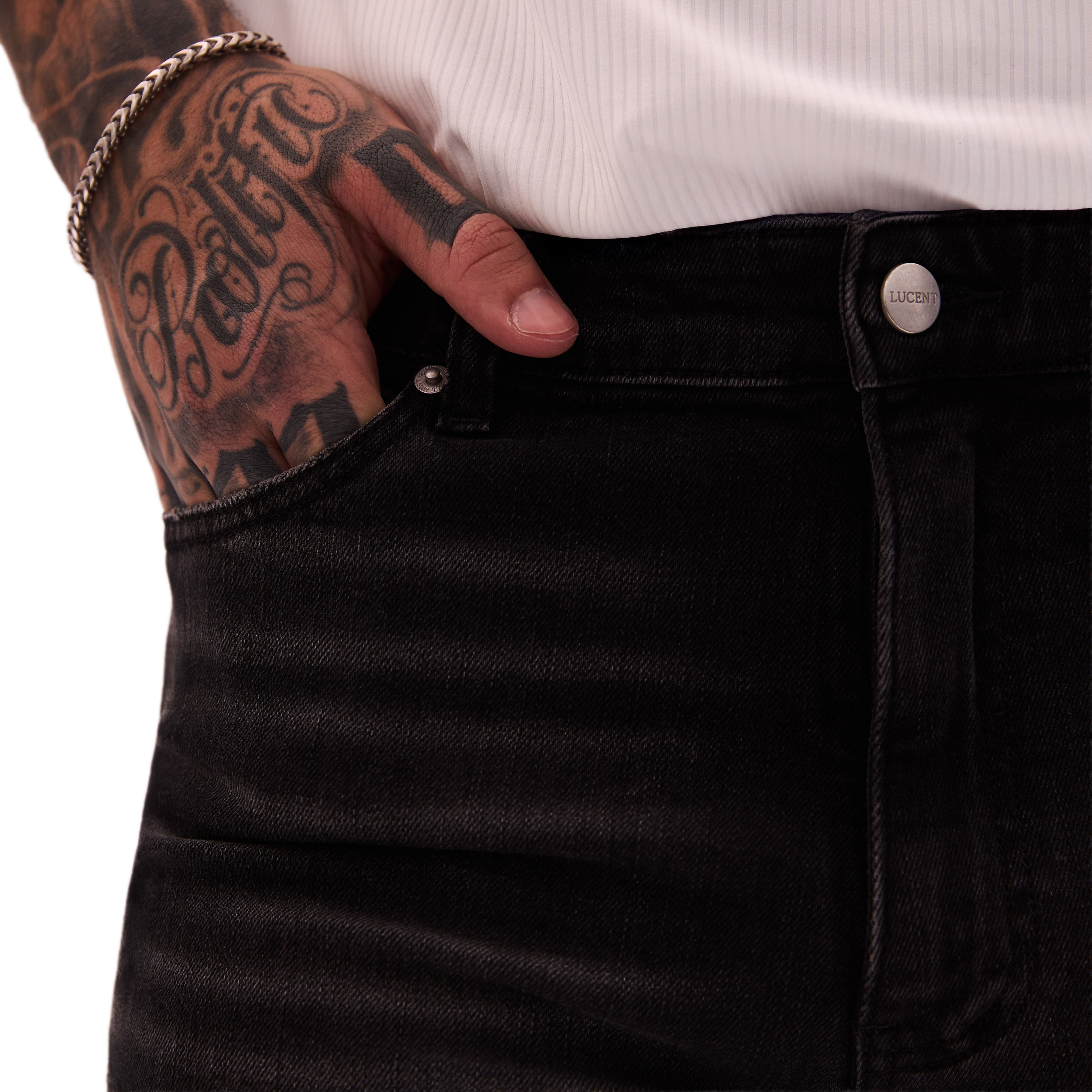 THE CANYON FLARE DENIM (BLACK)