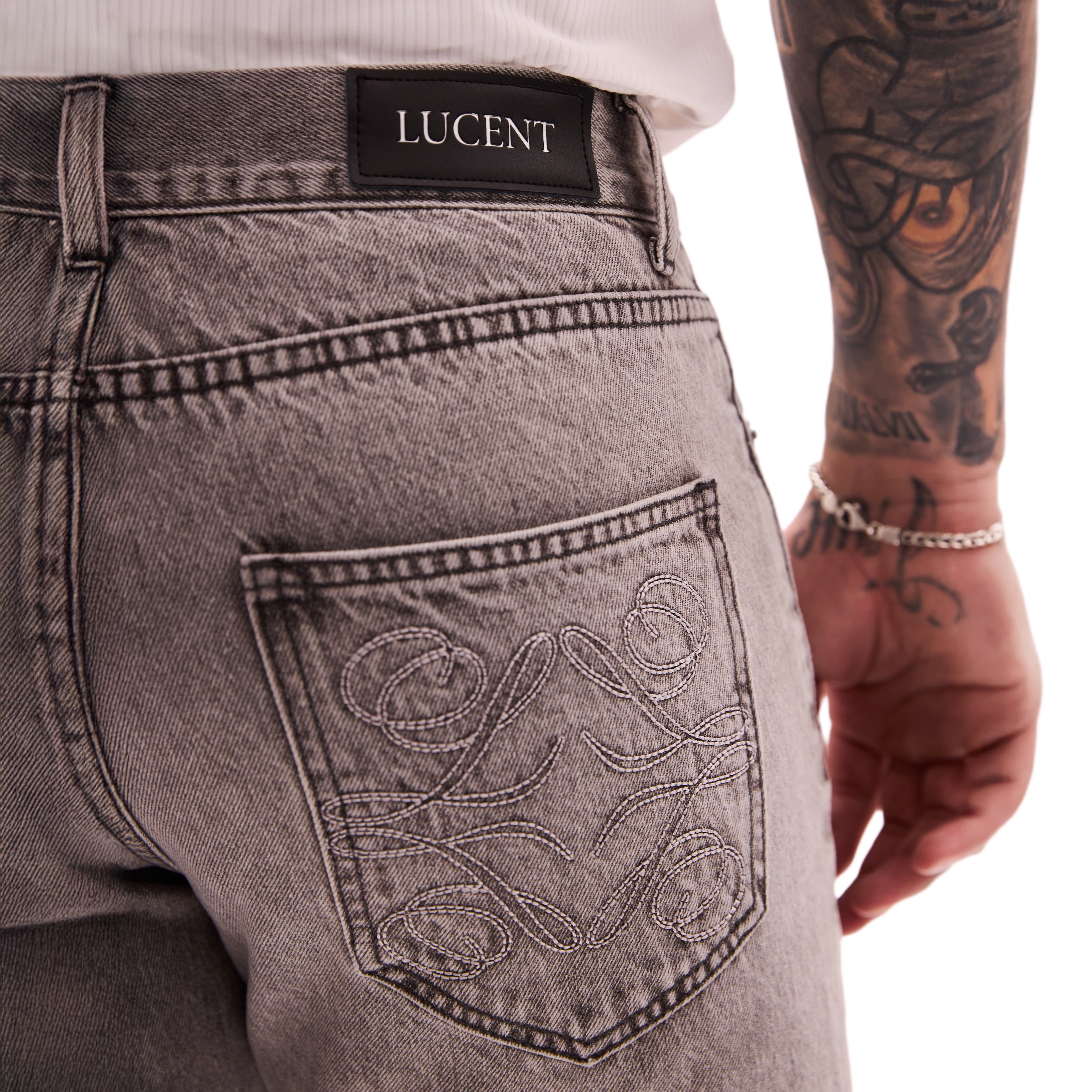 THE ROYCE STRAIGHT DENIM (GREY)