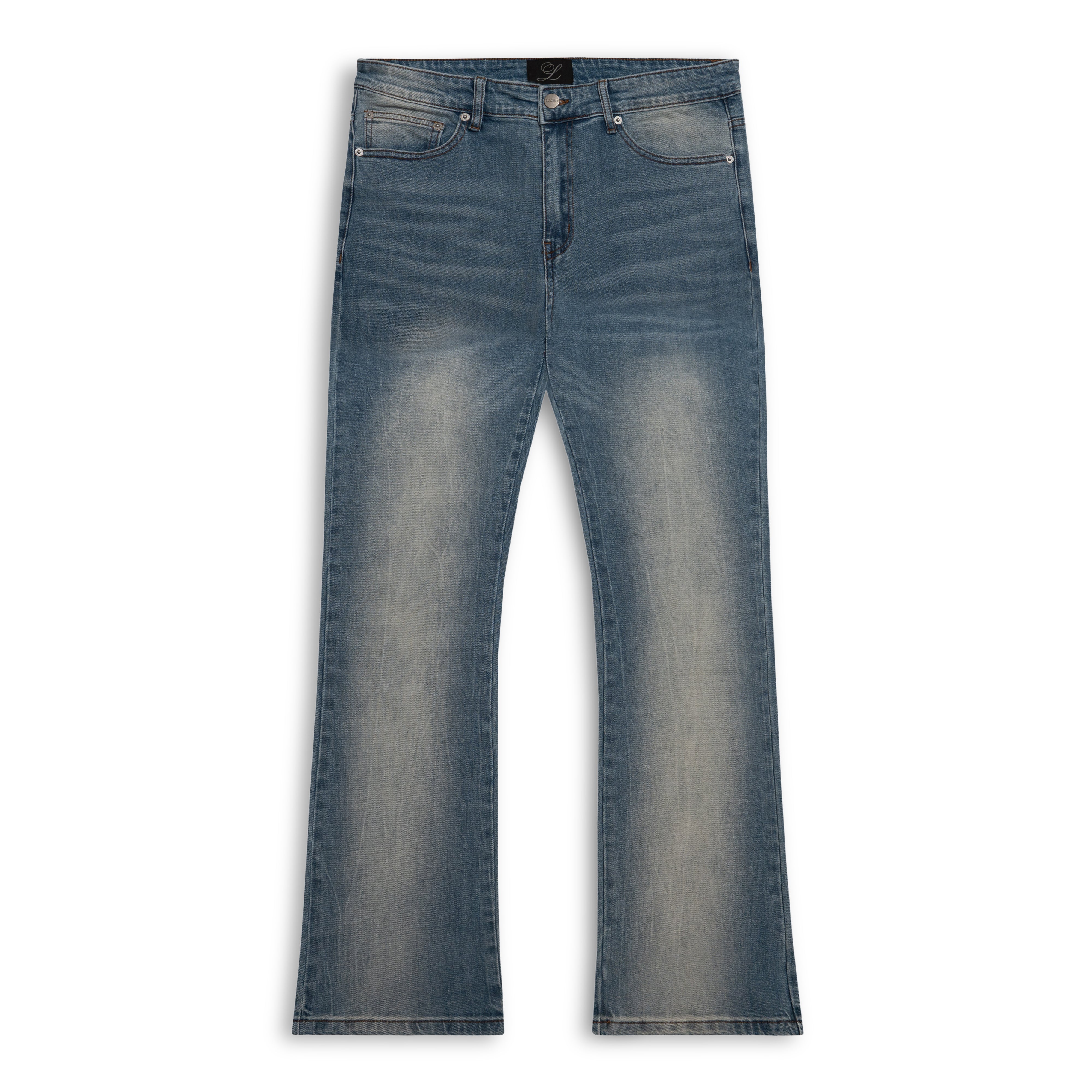 THE CANYON FLARE DENIM (BLUE)