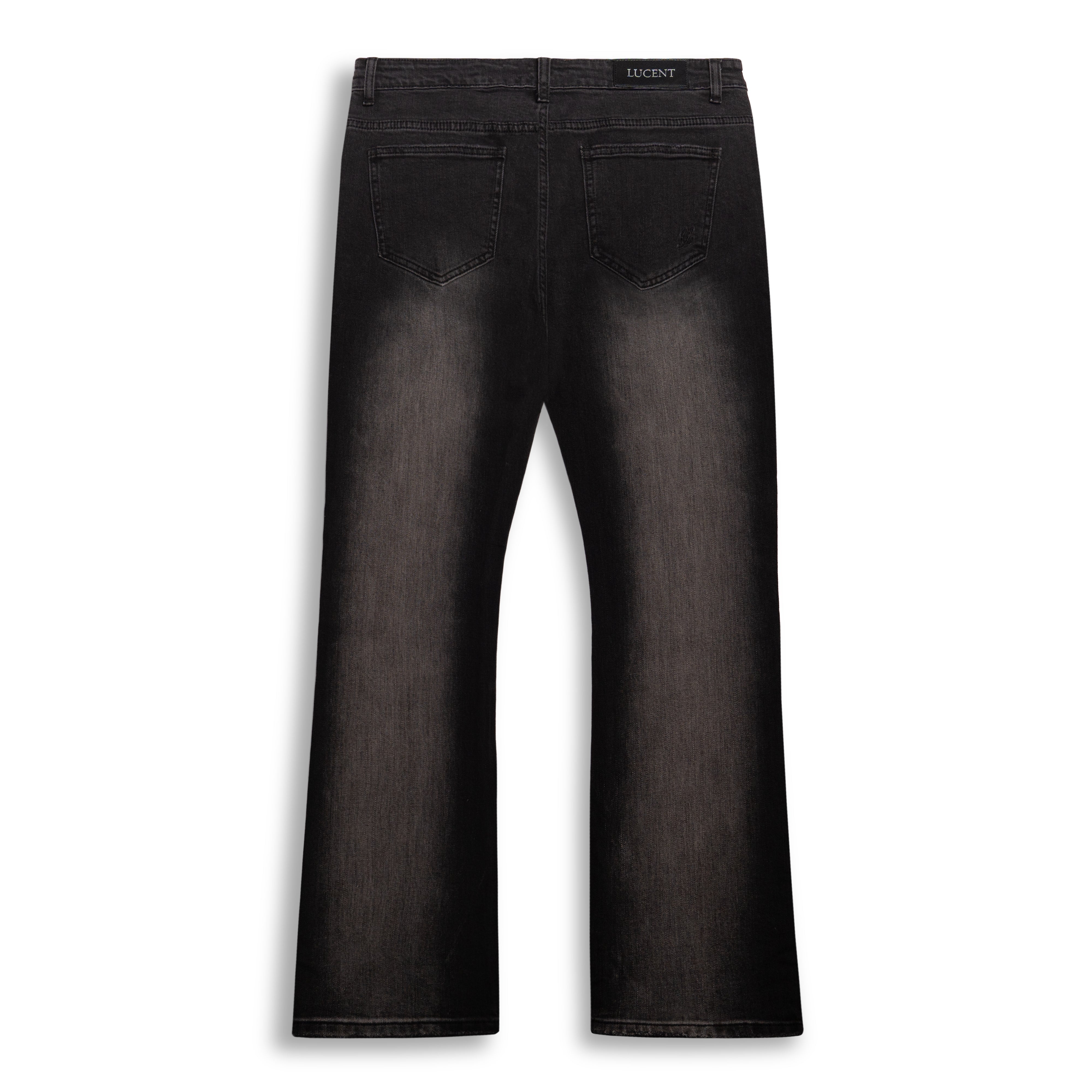 THE CANYON FLARE DENIM (BLACK)