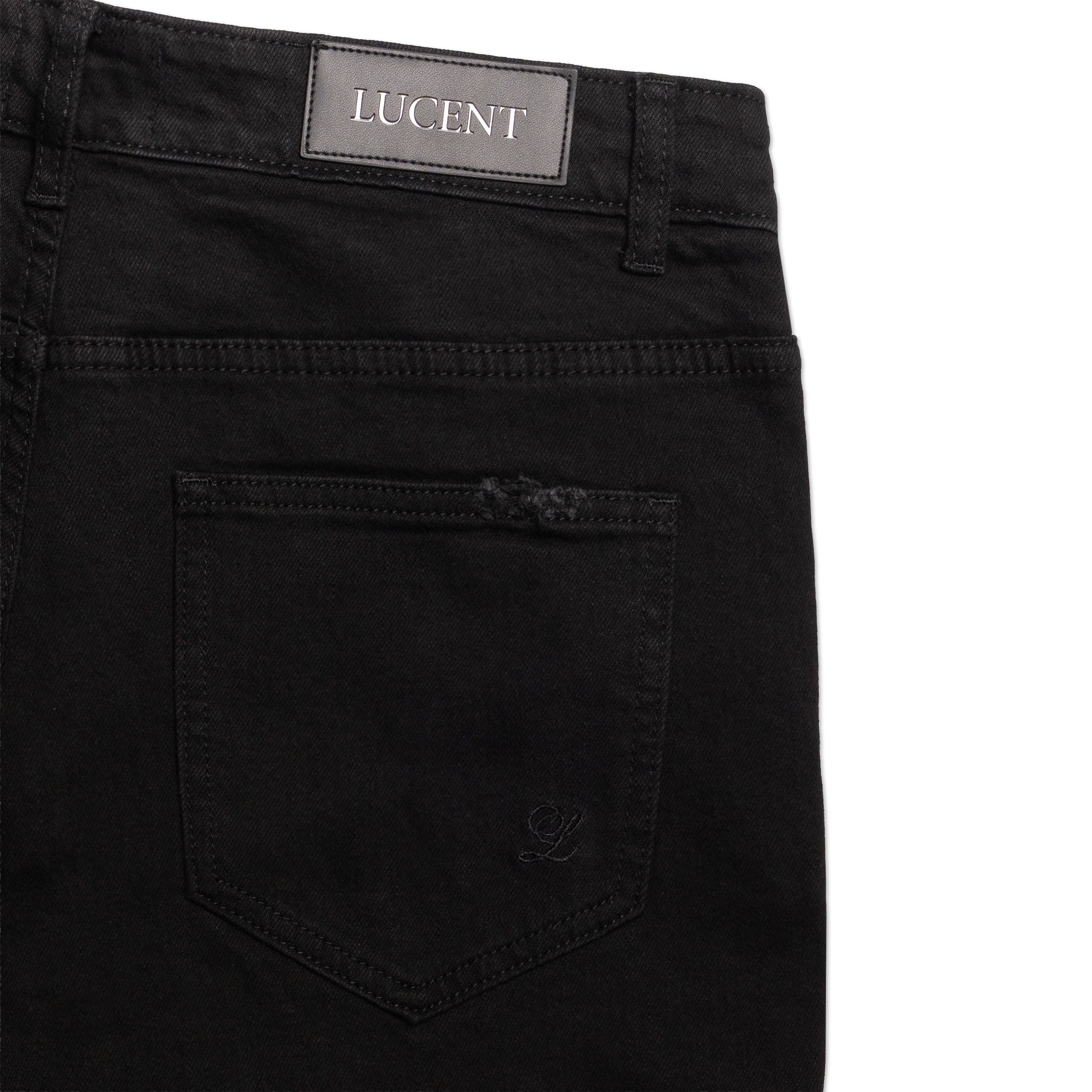 THE OBSIDIAN SLIM DENIM (BLACK)