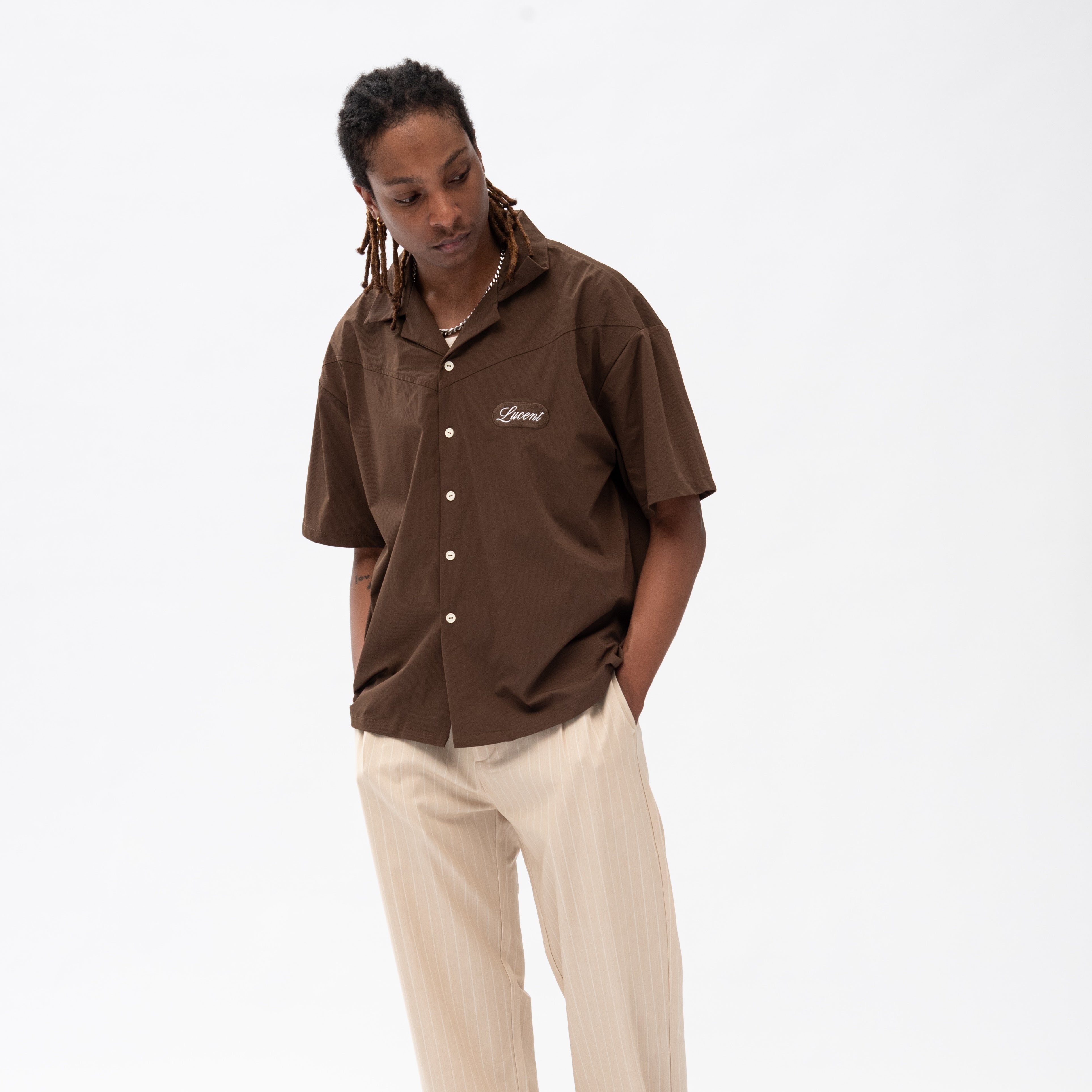 THE CAPRI SILK (BROWN)