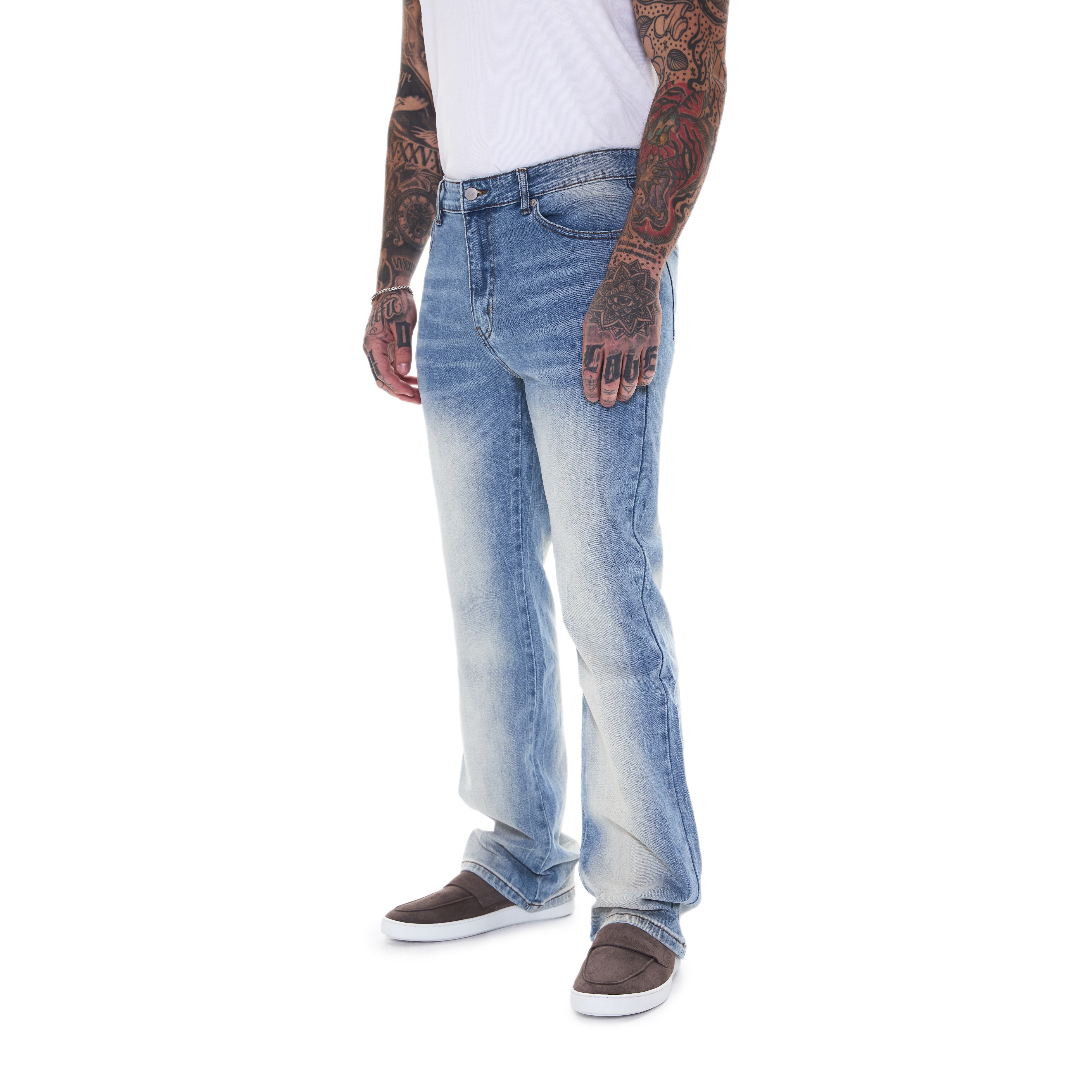 THE CANYON FLARE DENIM (BLUE)