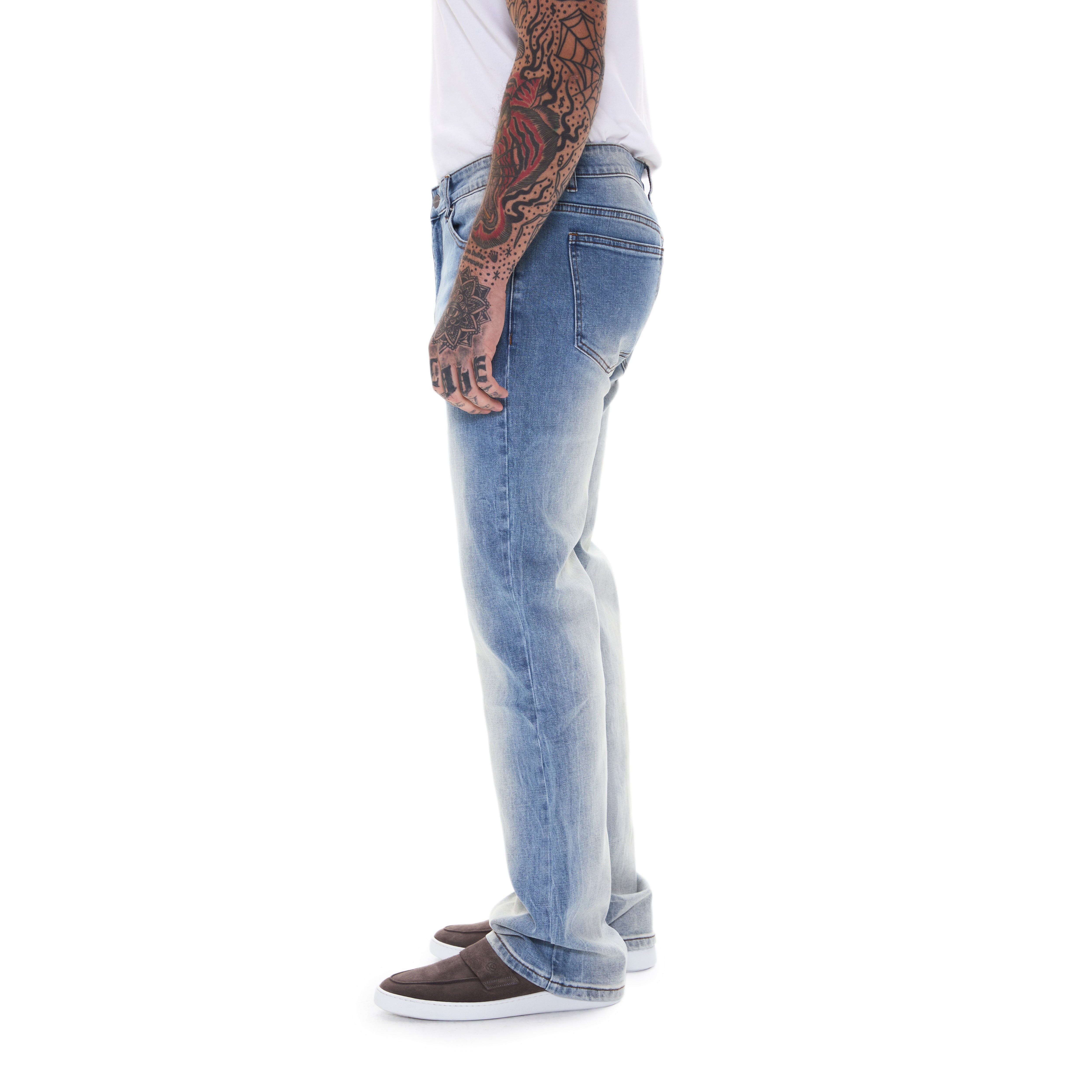 THE CANYON FLARE DENIM (BLUE)