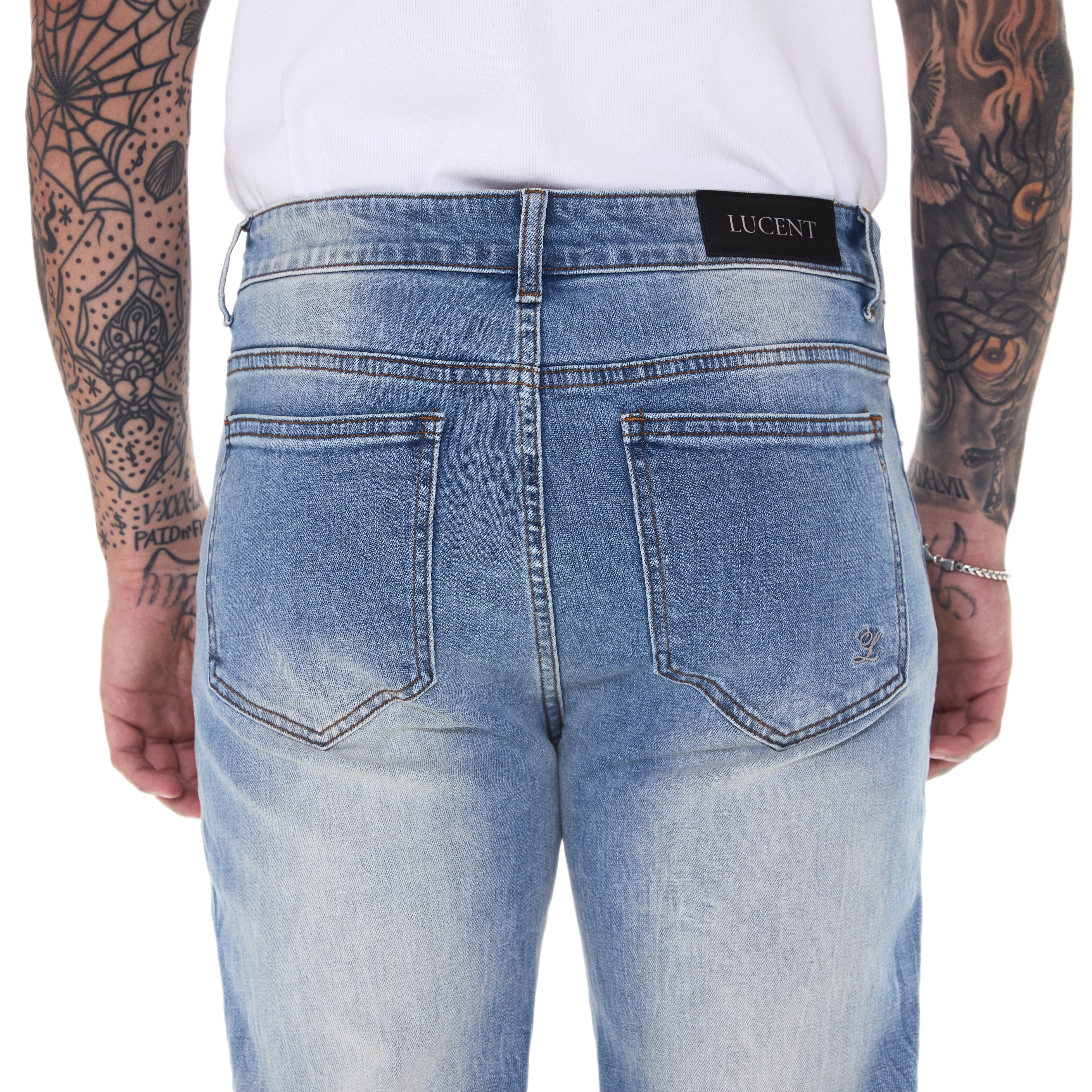 THE CANYON FLARE DENIM (BLUE)
