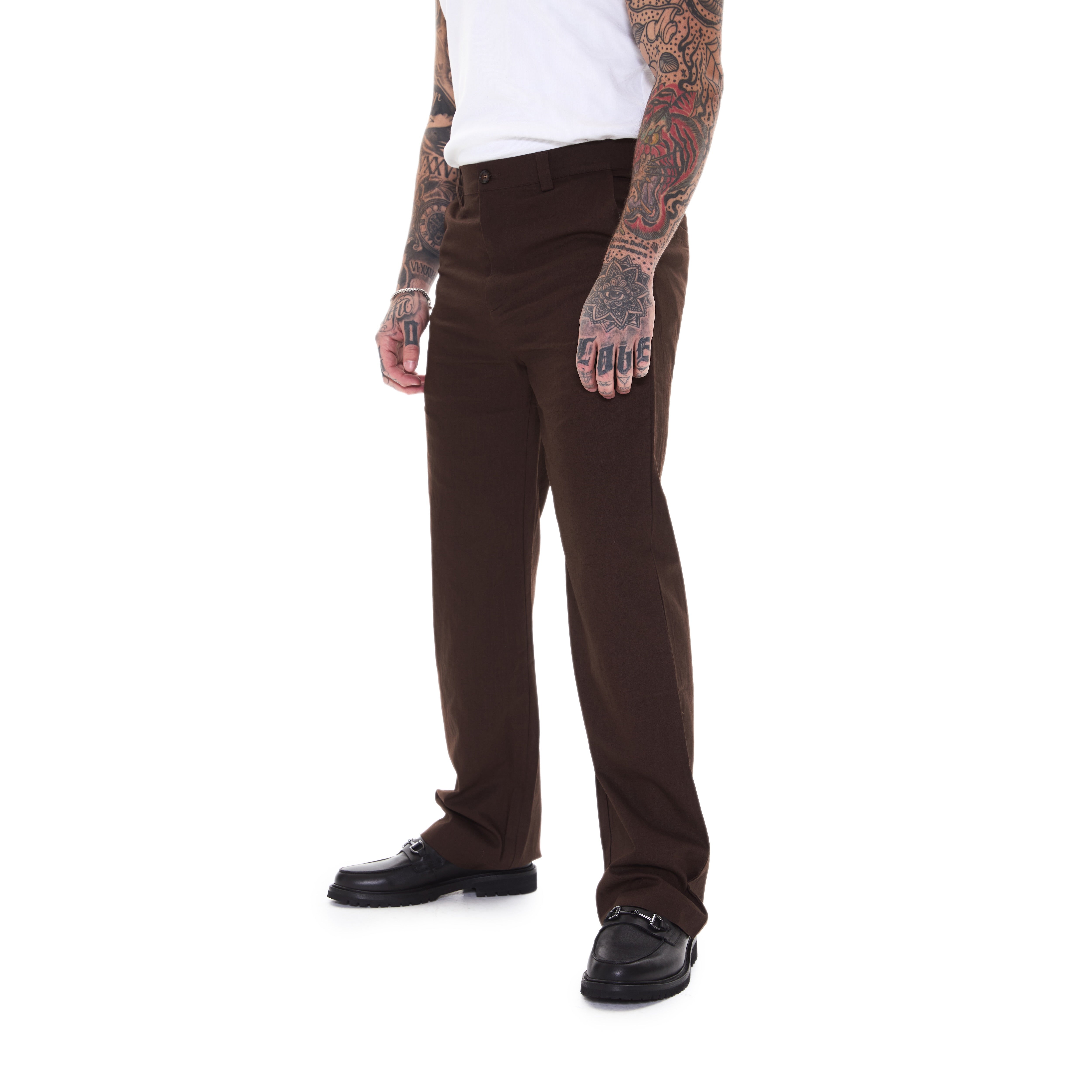 THE CLASSIC LINEN (BROWN)