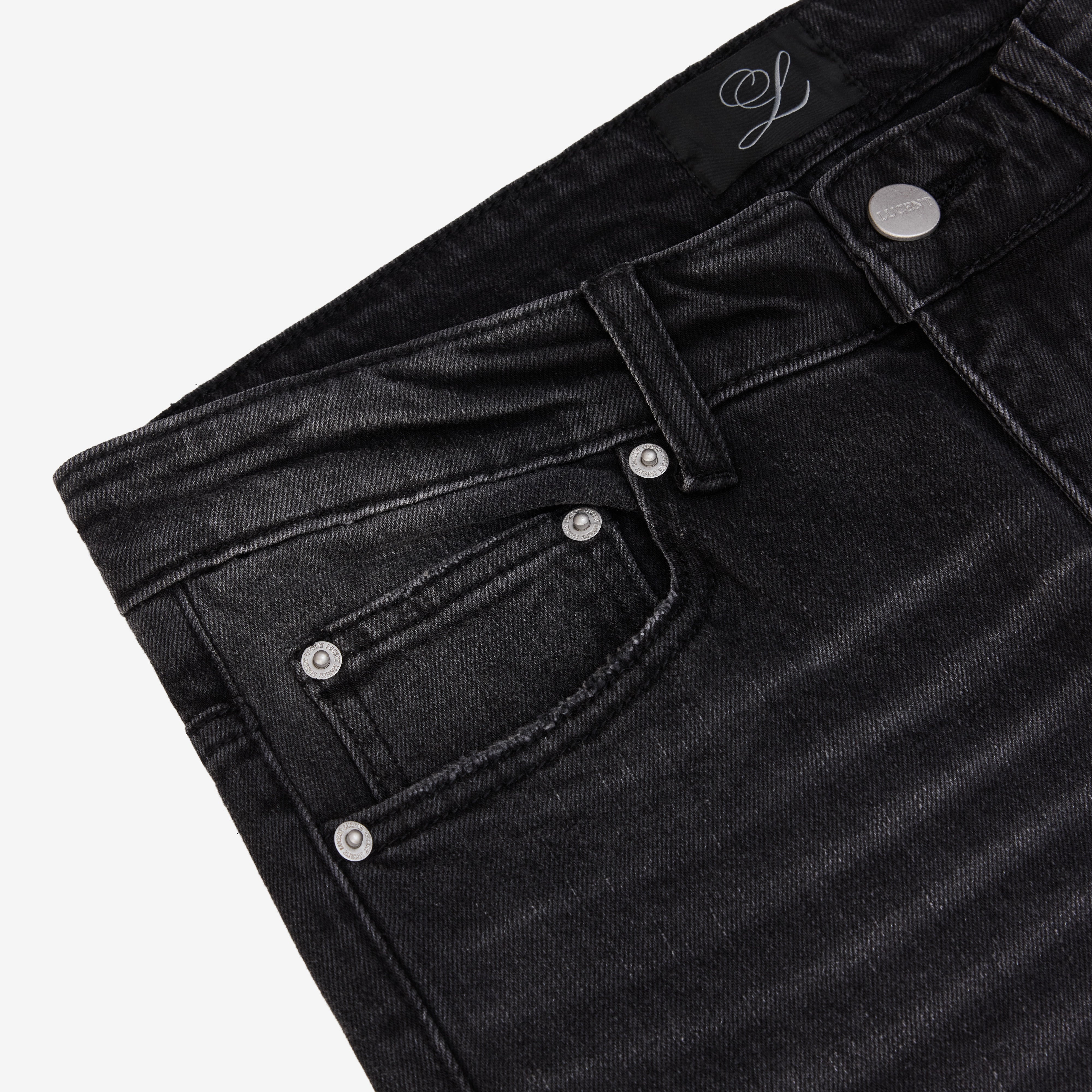 THE CANYON FLARE DENIM (BLACK)