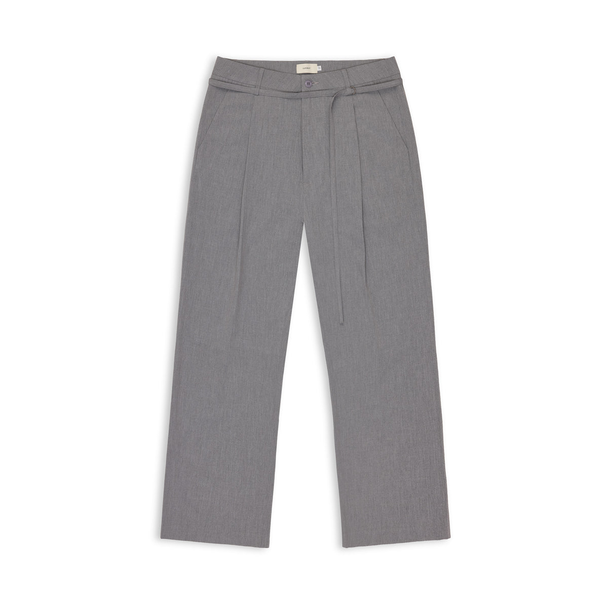THE PLEATED WIDE-LEG TROUSERS