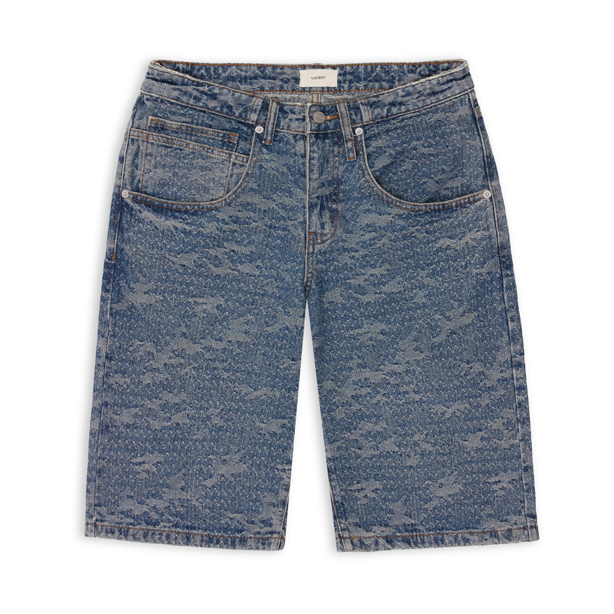 THE BLUE SASHIKO JORTS