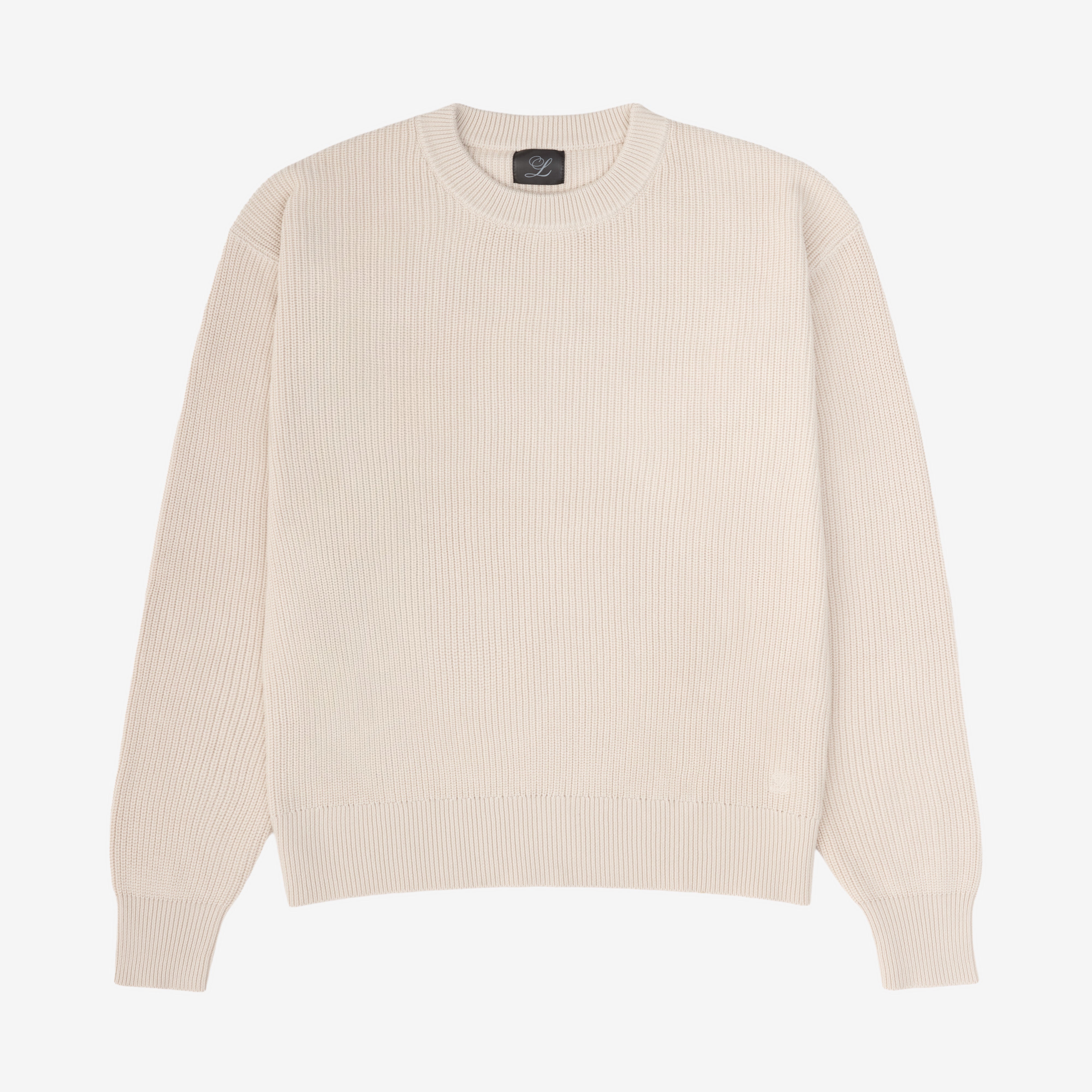 THE BEVERLY CREWNECK (BEIGE)