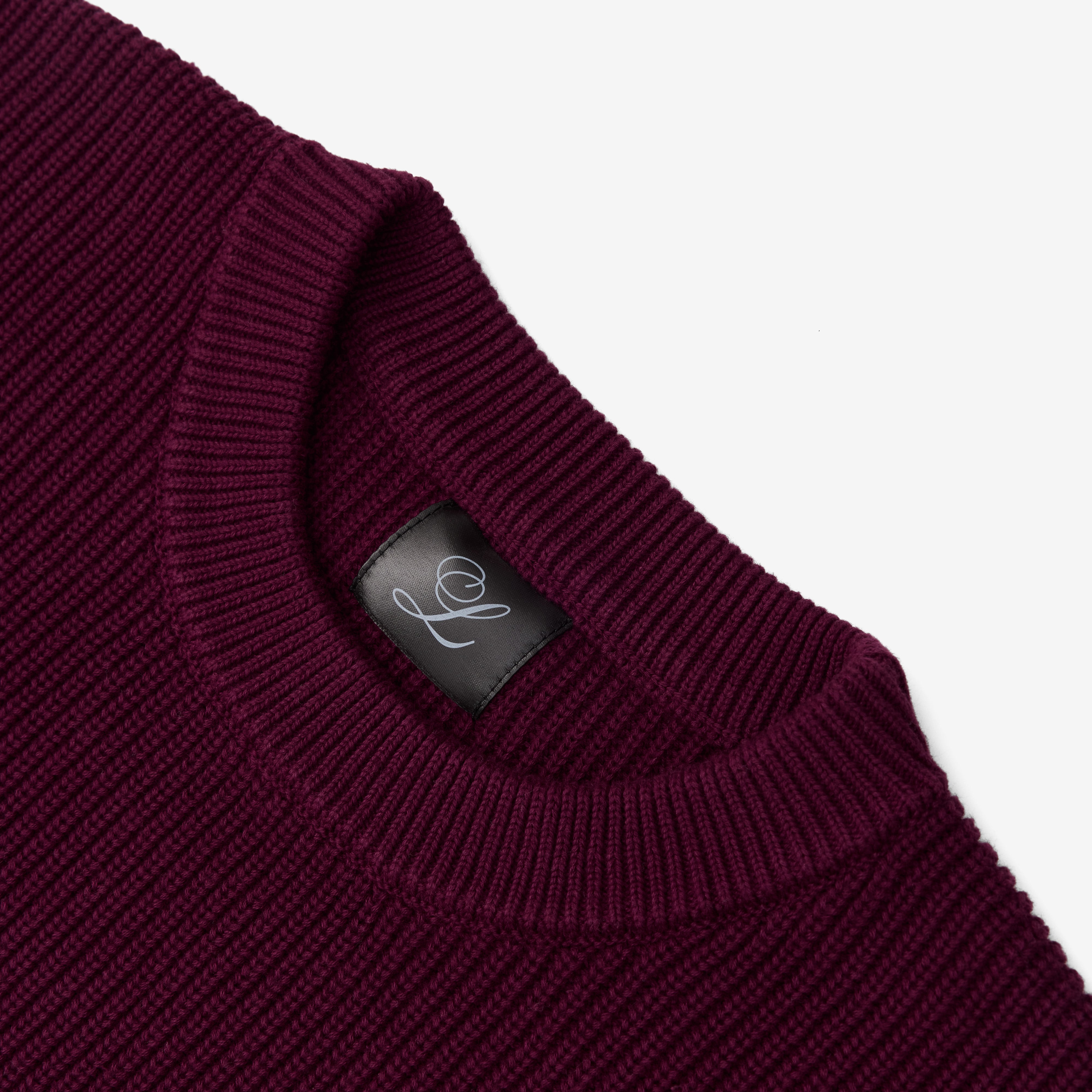 THE BEVERLY CREWNECK (BURGUNDY)