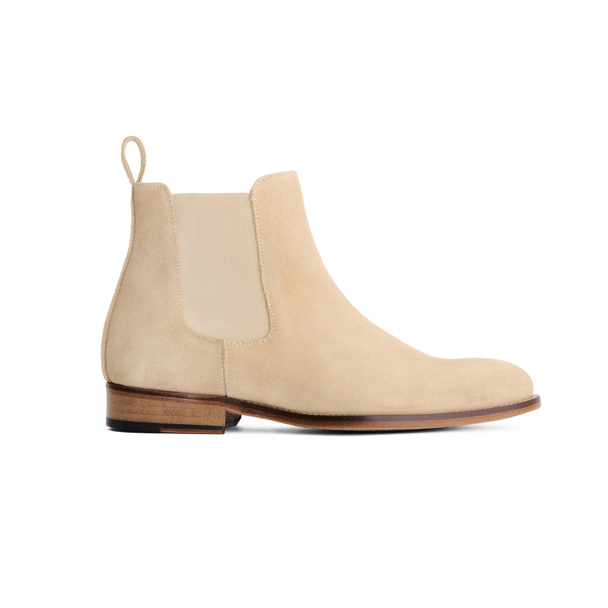 Lucent Men 11.5 Chelsea Boots White Suede Goodyear Welt Leather Sole Casual 45EU THE MALIBU main image 2