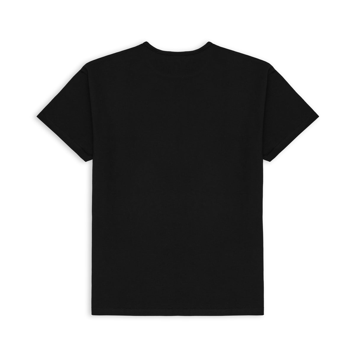 THE BLACK STRAIGHT FIT TEE